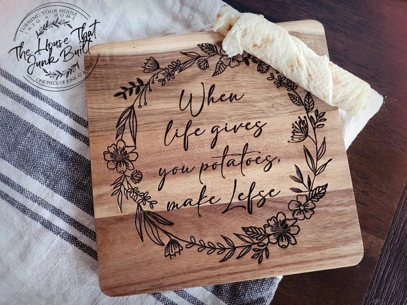 When life gives you potatoes make lefse trivet
