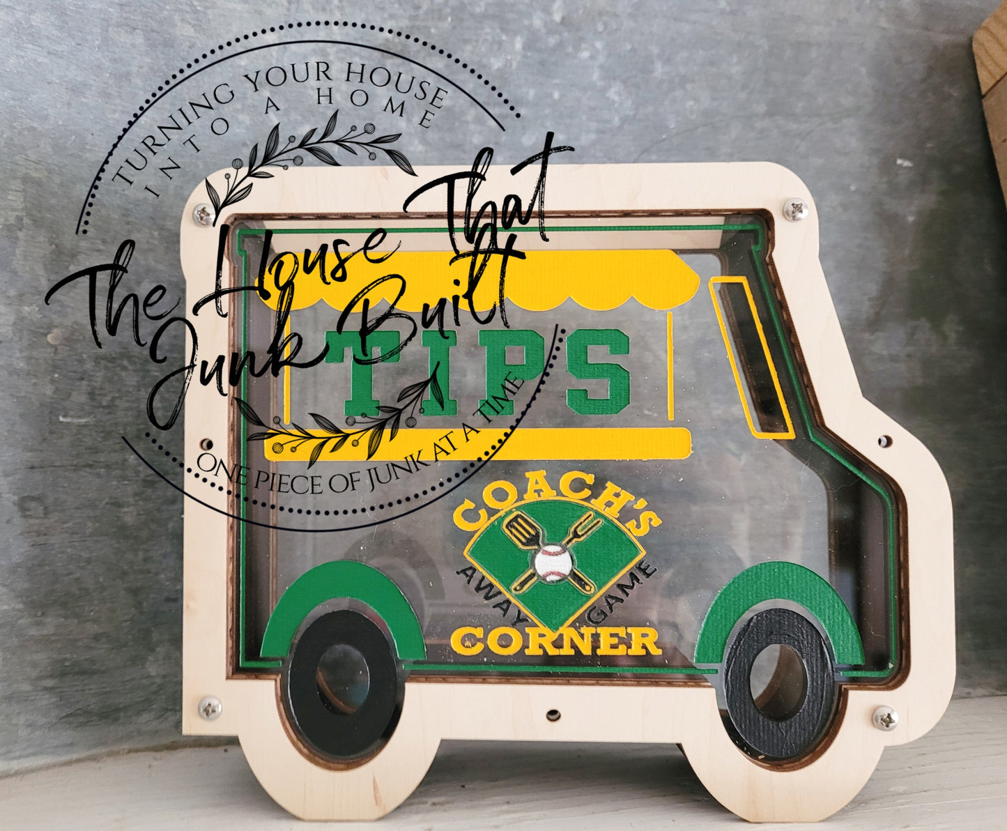 Custom Food Truck Tip Jar