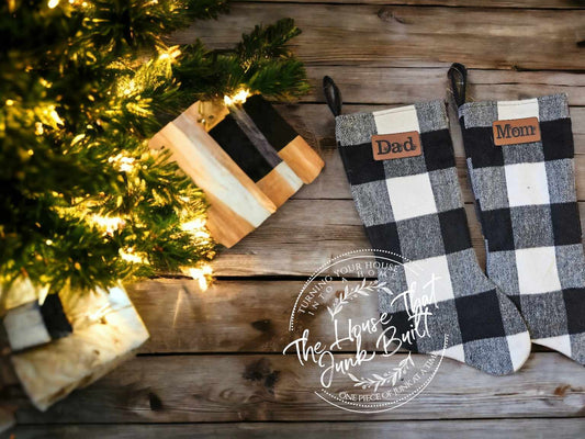 Buffalo Plaid Personalized Stockings