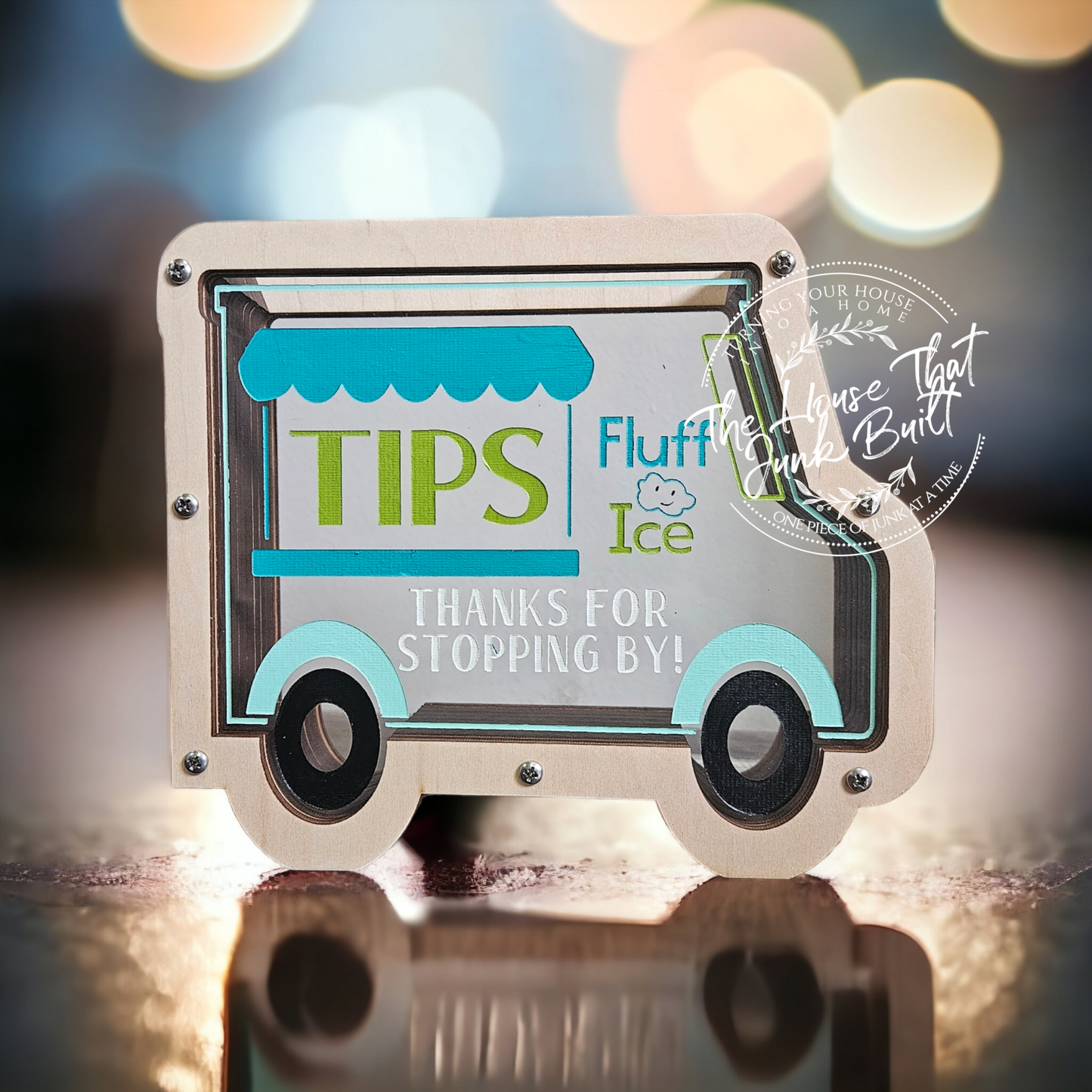Custom Food Truck Tip Jar