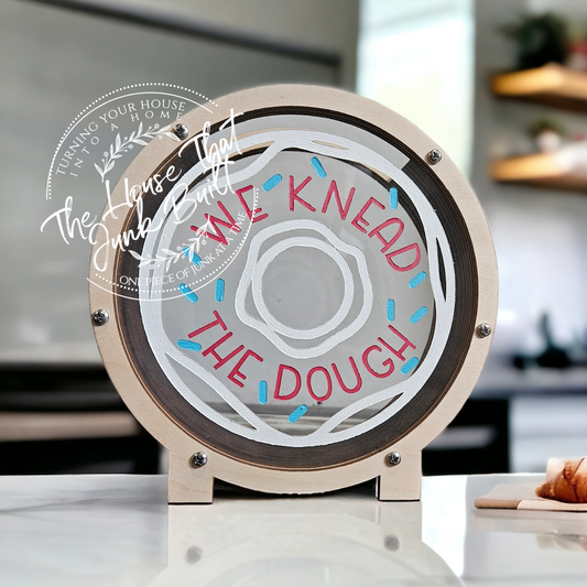 Donut Tip Jar "We Knead the Dough"