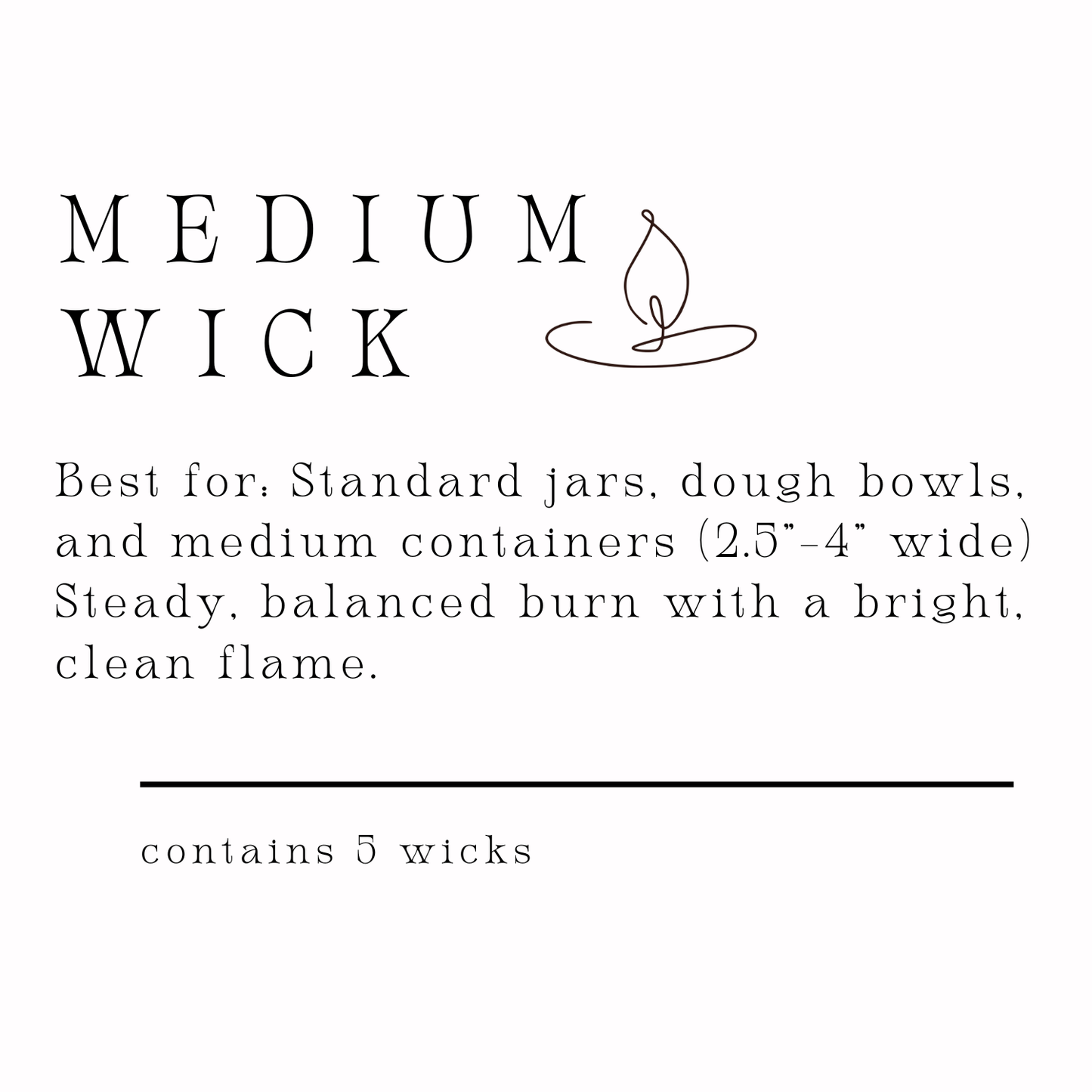 Medium Wick Pack