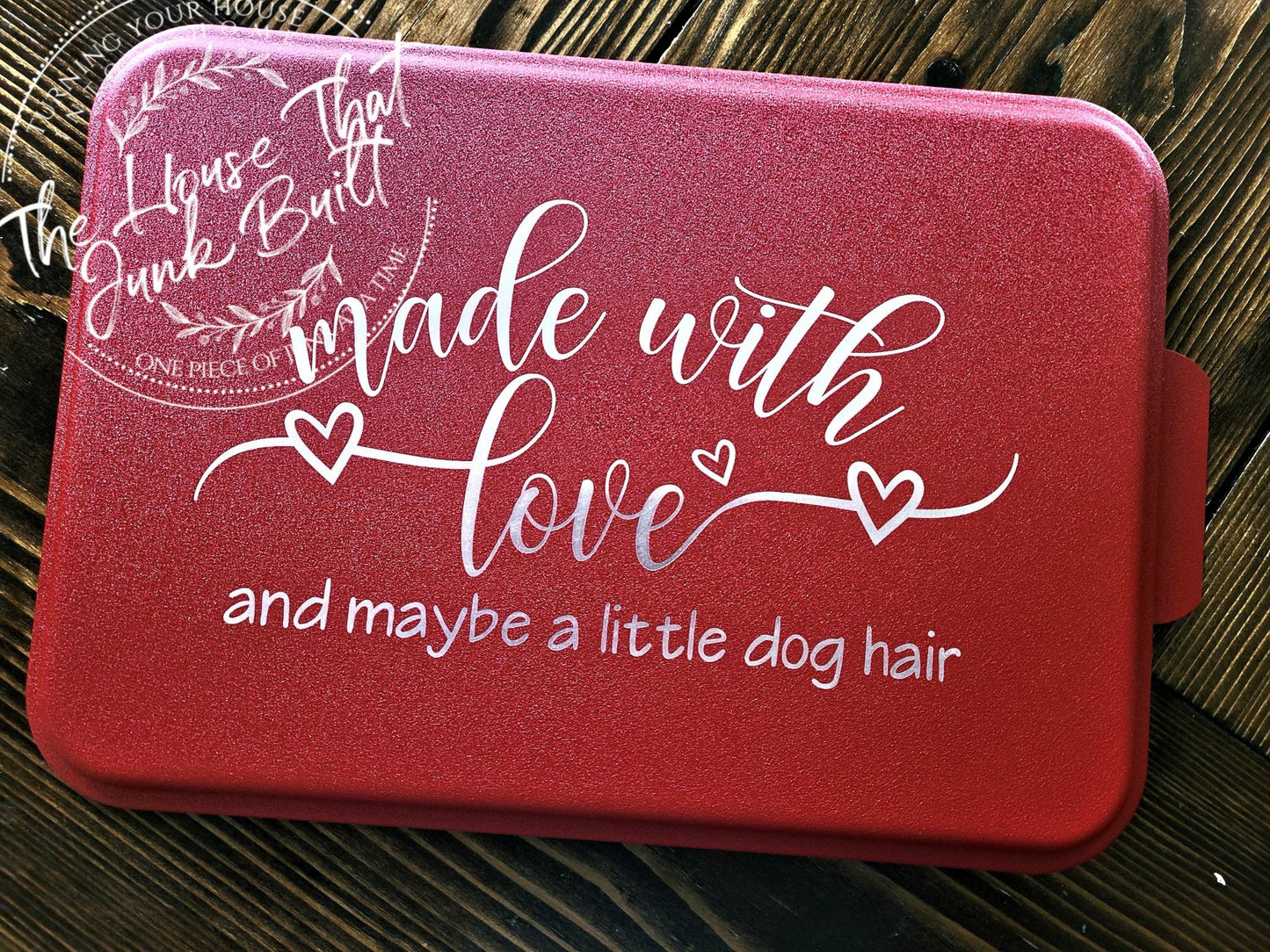 Cake Pan with Engraved Lid