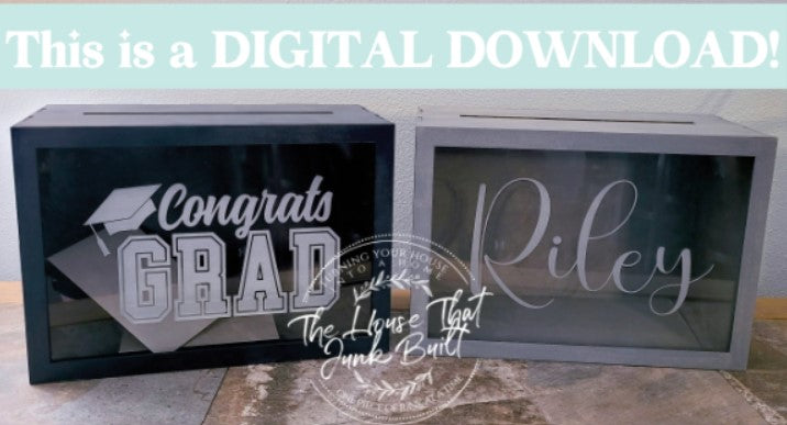 Card Box handmade wood