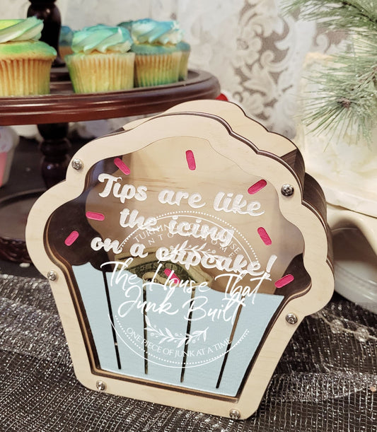 Cupcake Tip Jar