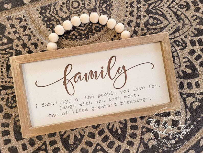 Definition Sign Family