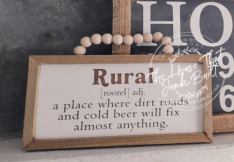 Definition Sign Rural – Grit & Grain Studio