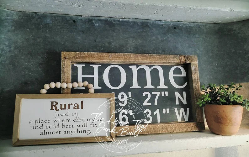 Definition Sign Rural